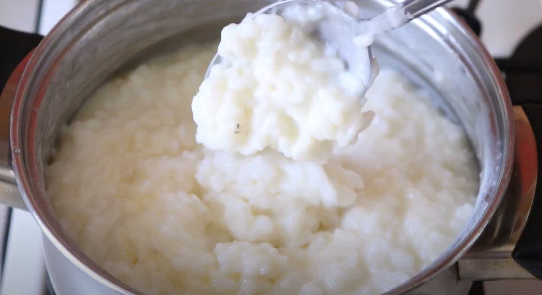 Bouillie de riz au lait concentré - Étape 5