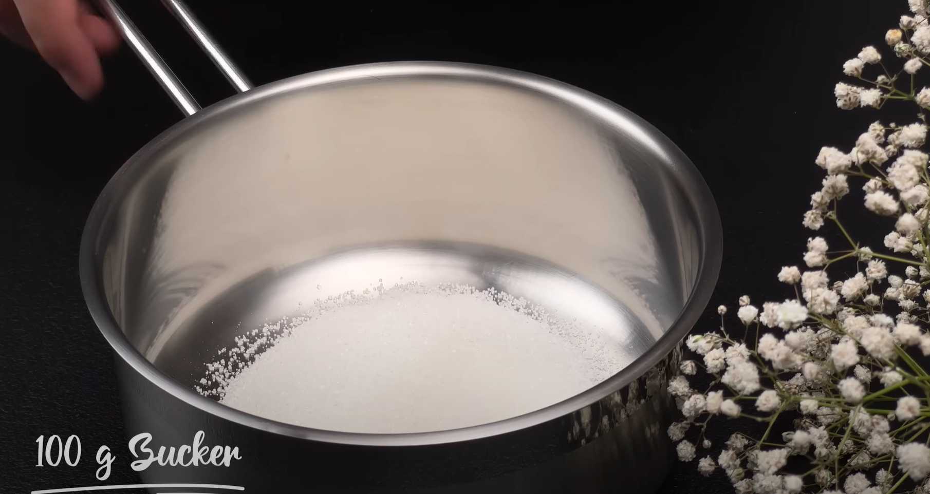 Pouding au caramel - Étape 1