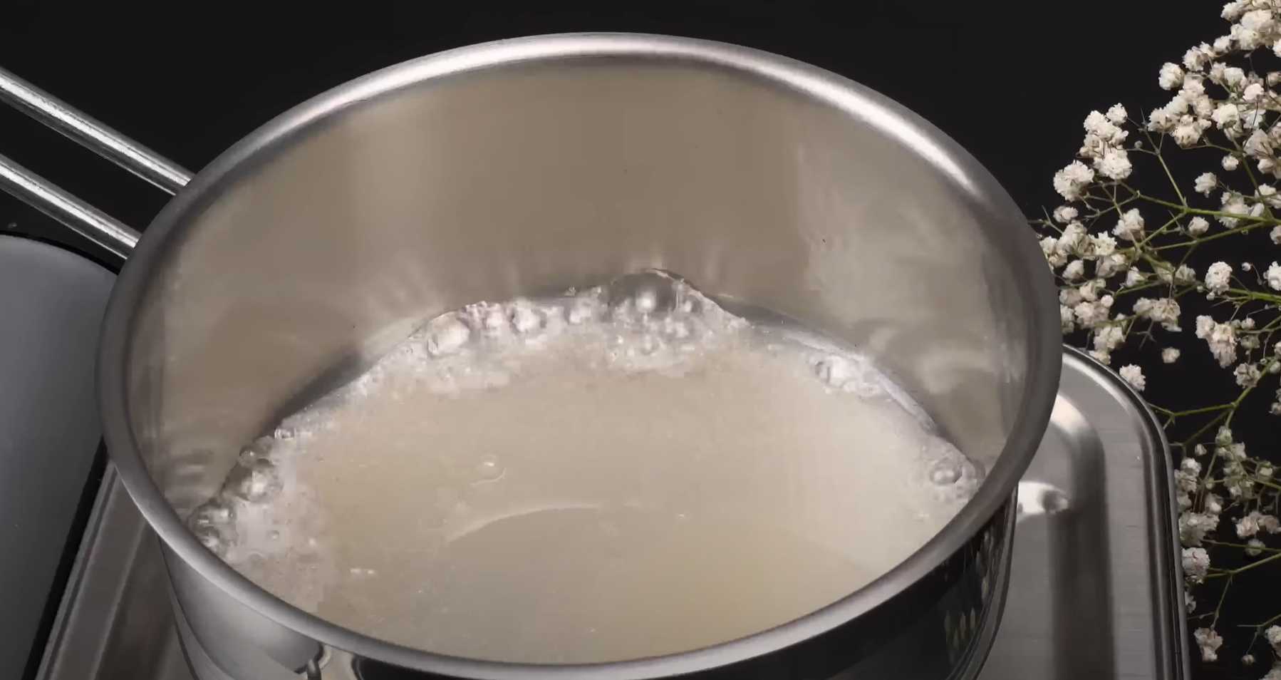 Pouding au caramel - Étape 2