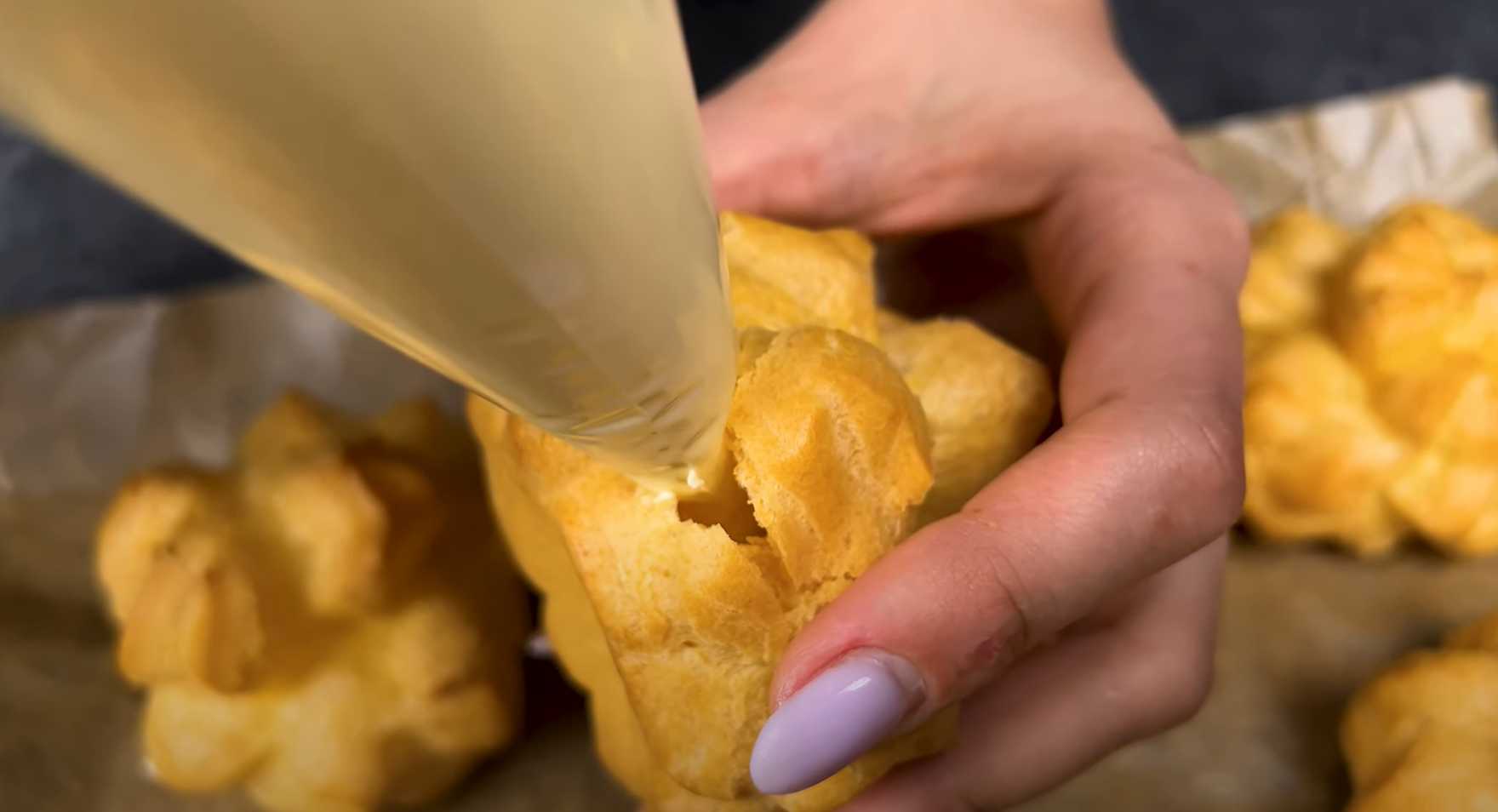 Profiteroles aériennes - Étape 19