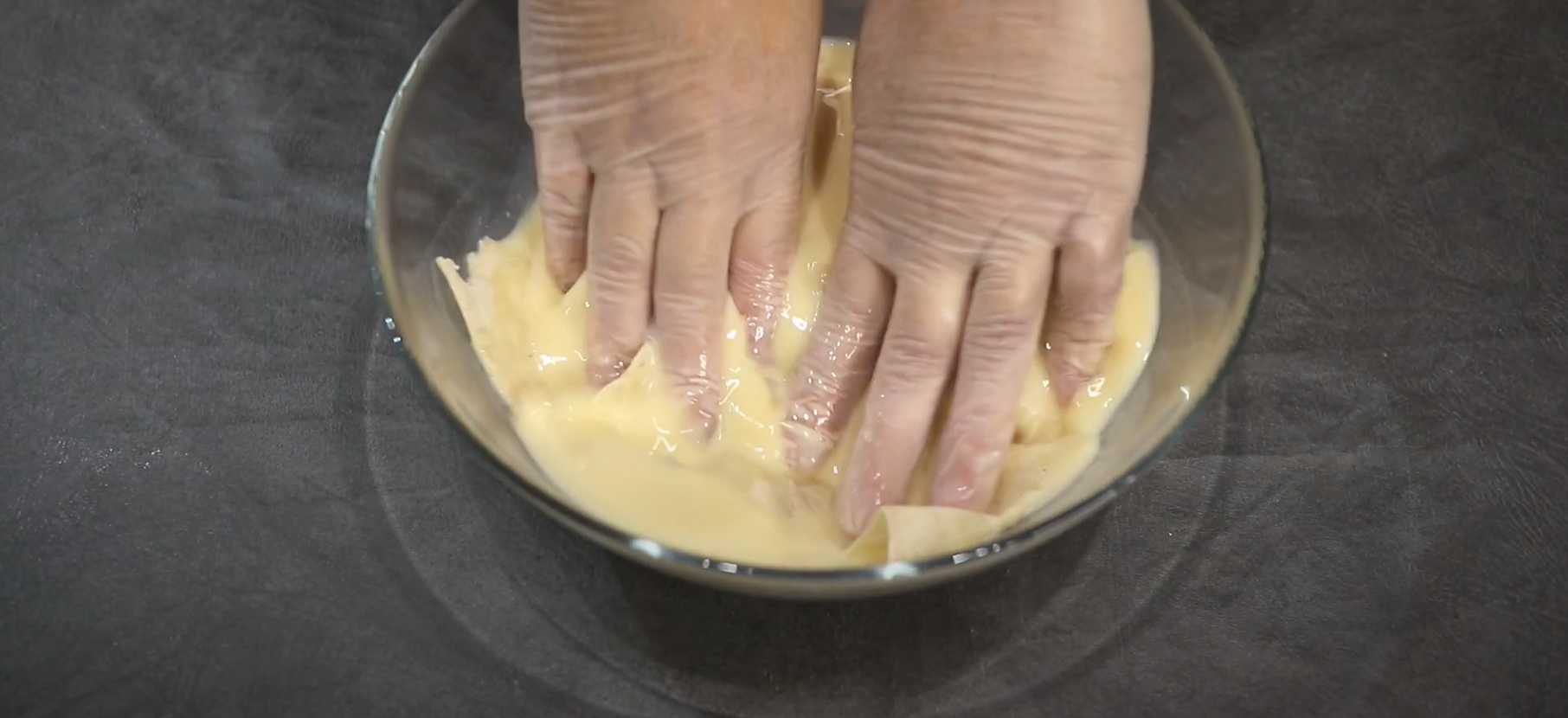 Lavash Achma au fromage blanc et au fromage - Étape 4