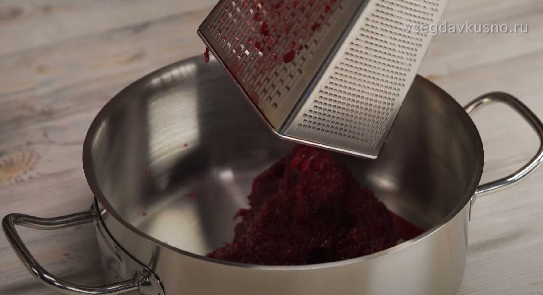 Bortsch froid - Étape 1