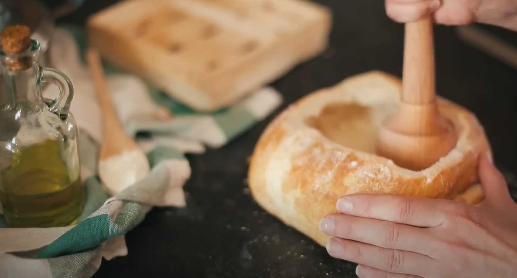 Crème de champignons en pain - Étape 16