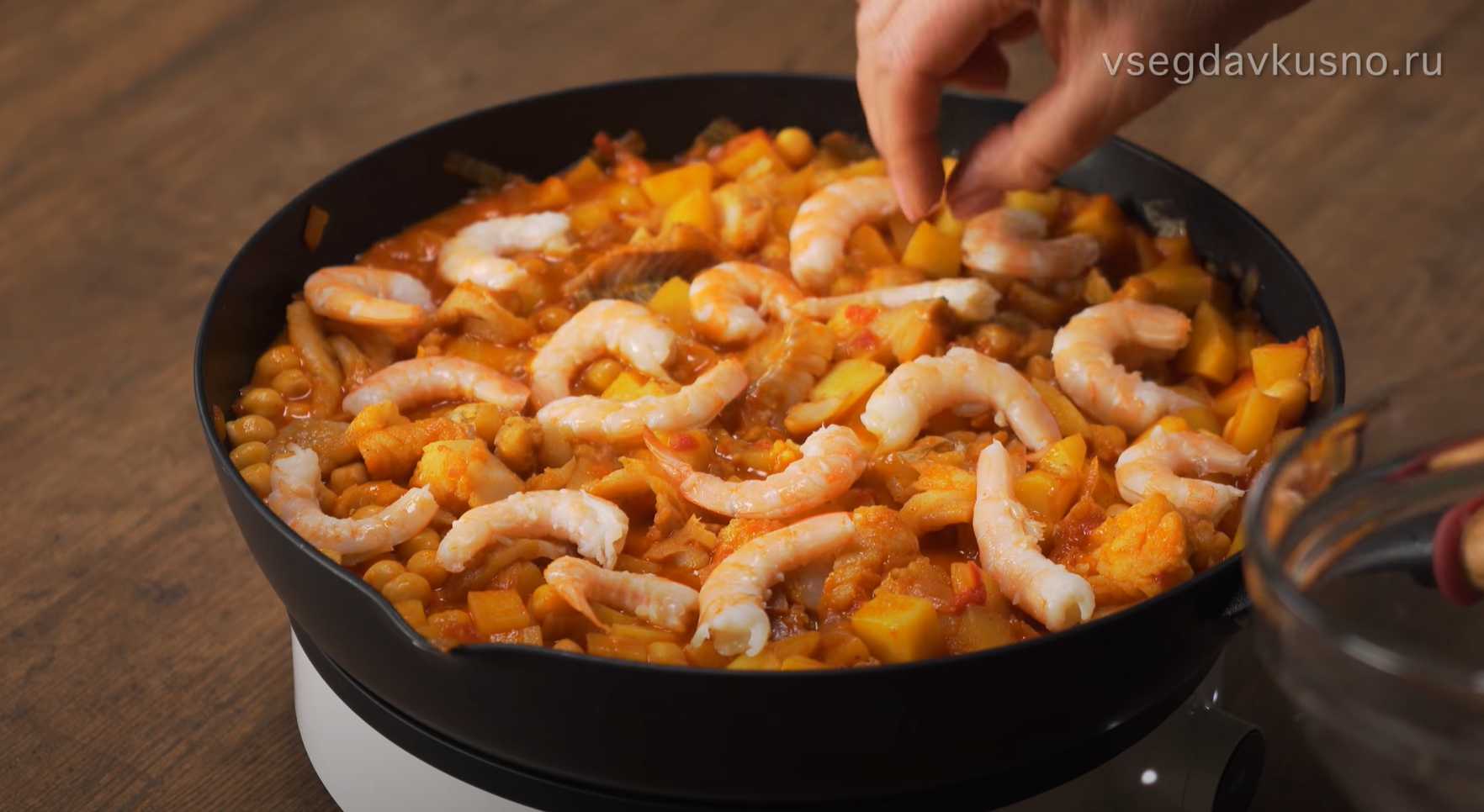 Ragoût de poisson espagnol aux pois chiches - Étape 11