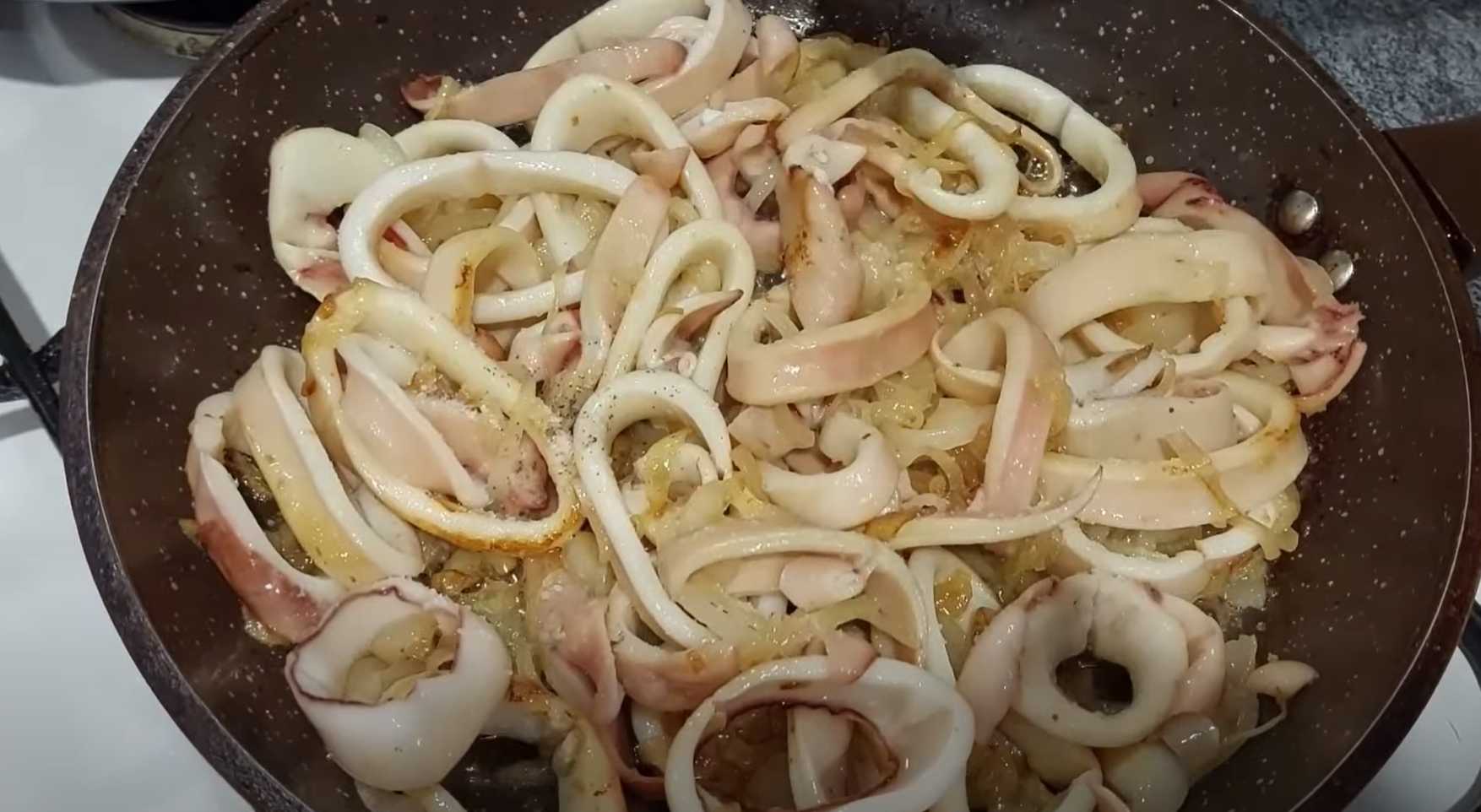 Calamars frits aux oignons - Étape 8