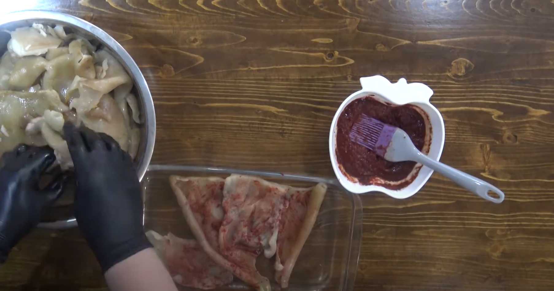 Apéritif de couenne de porc « Caractère masculin » - Étape 8