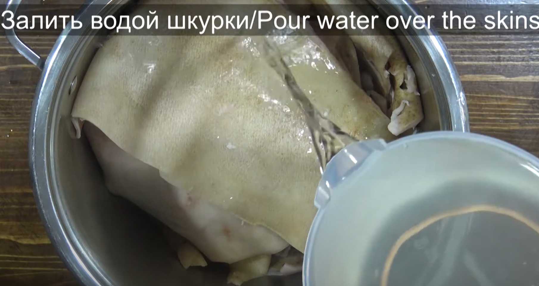 Apéritif de couenne de porc « Personnage masculin » - Étape 3