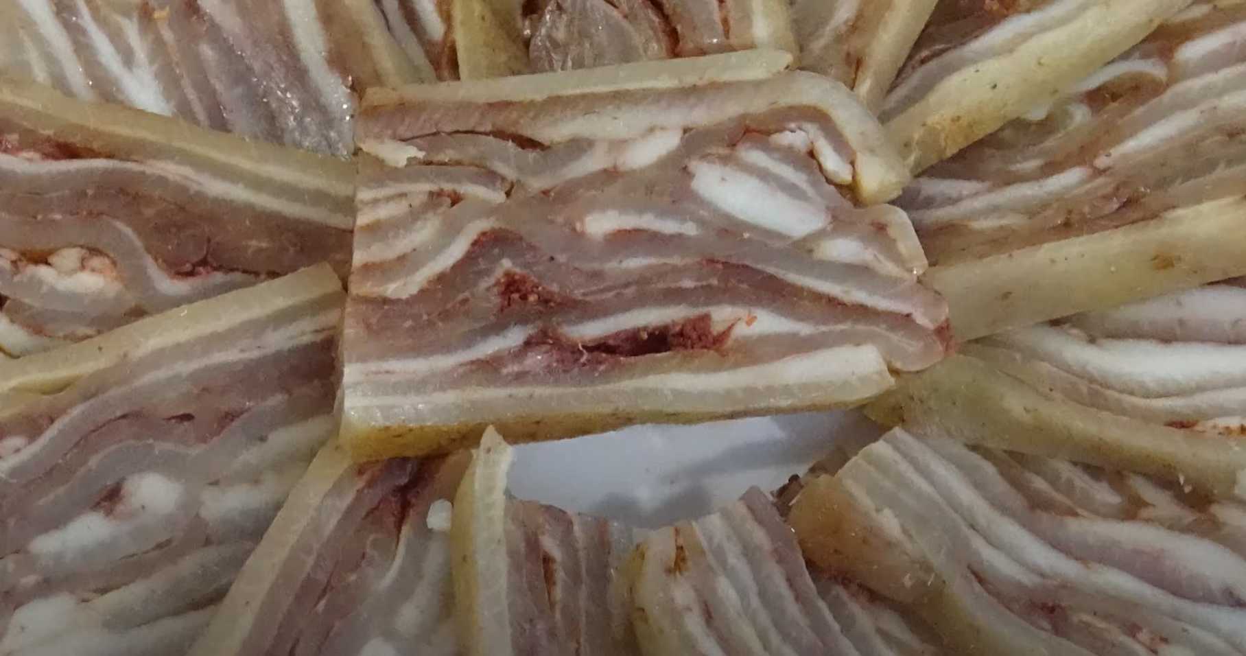 Apéritif de couenne de porc « Caractère masculin » - Étape 11