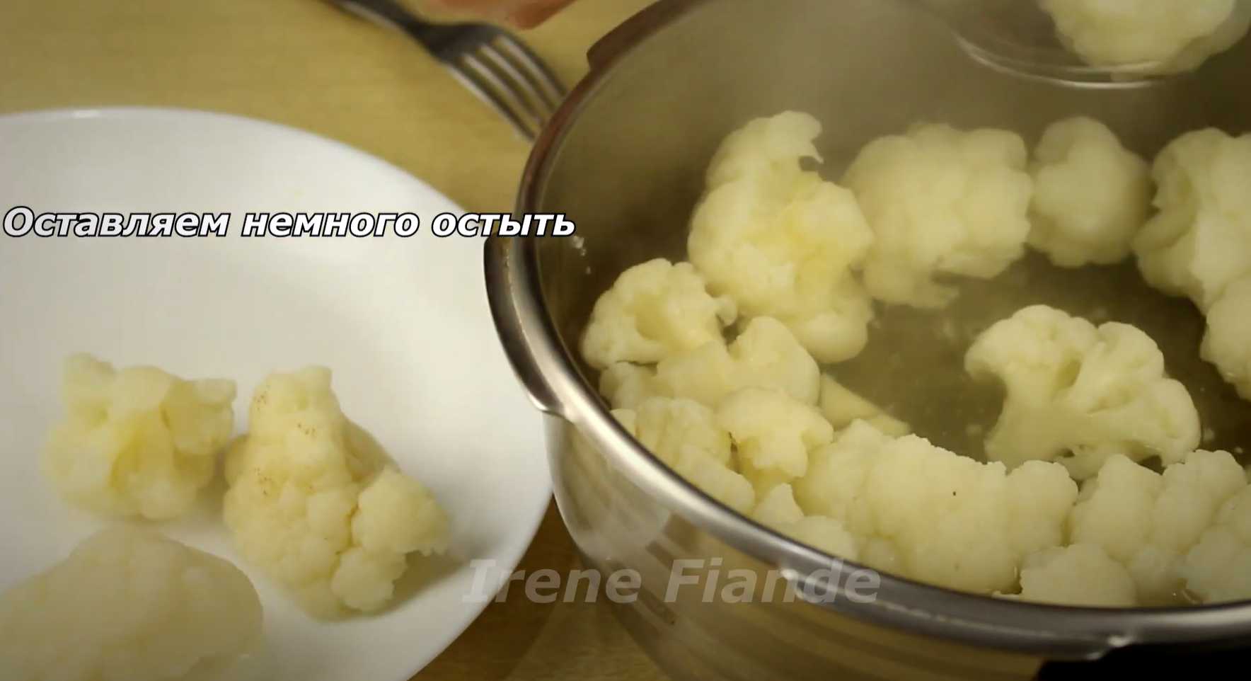 Chou-fleur pané - Étape 4