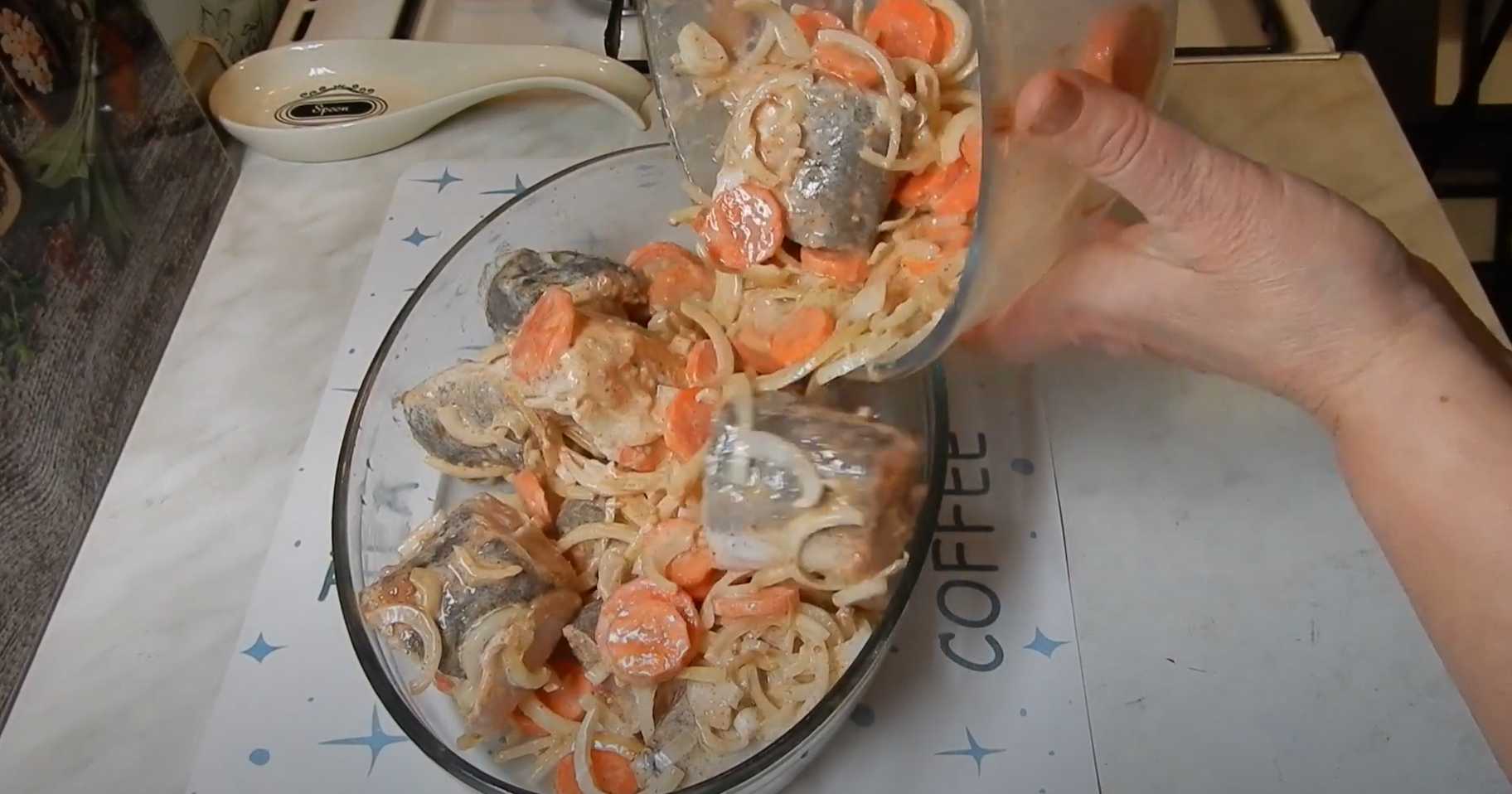 Merlu aux légumes et à la crème fraîche - Étape 9