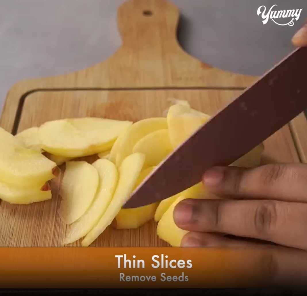 Confiture de pommes - Étape 1