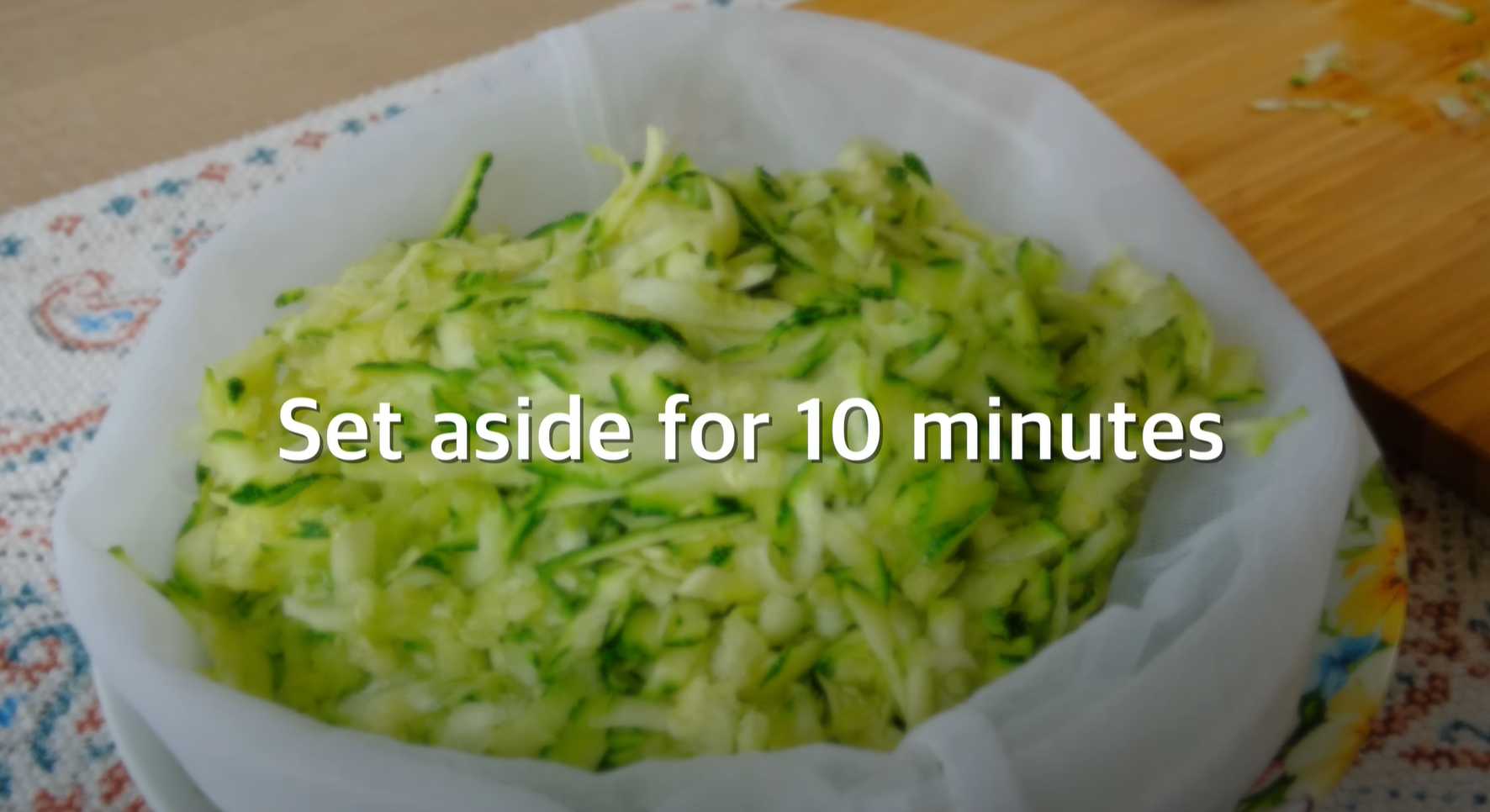 Beignets de courgettes végétaliens - Étape 2