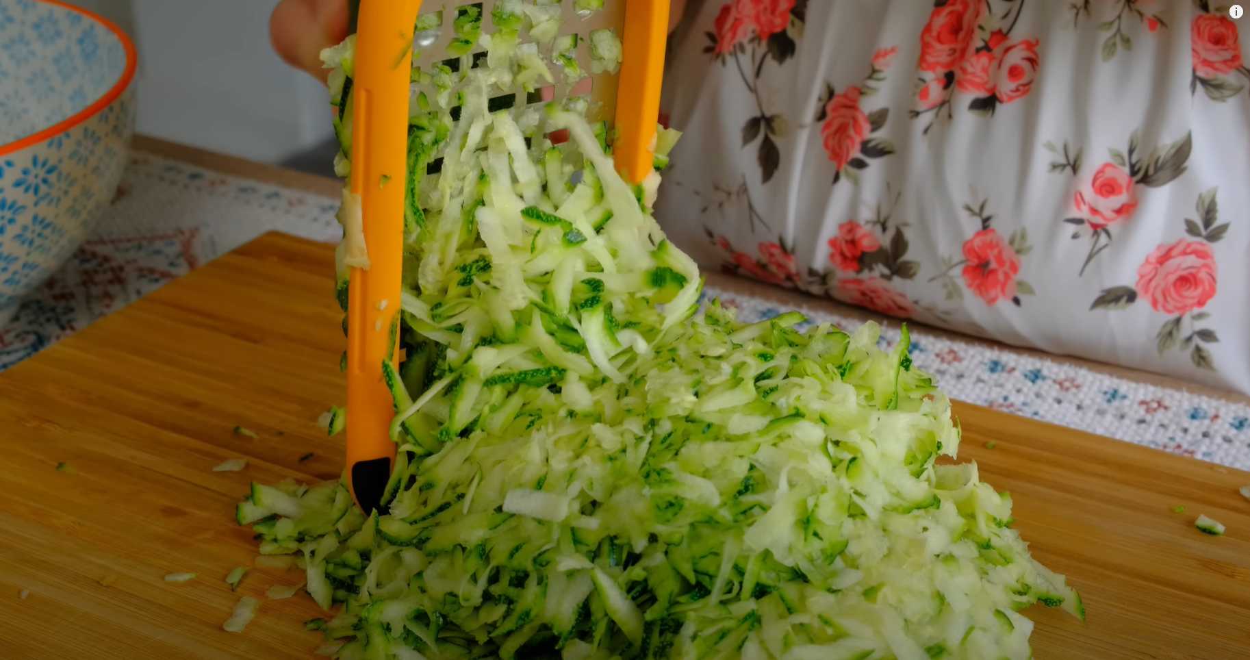 Beignets de courgettes végétaliens - Étape 1