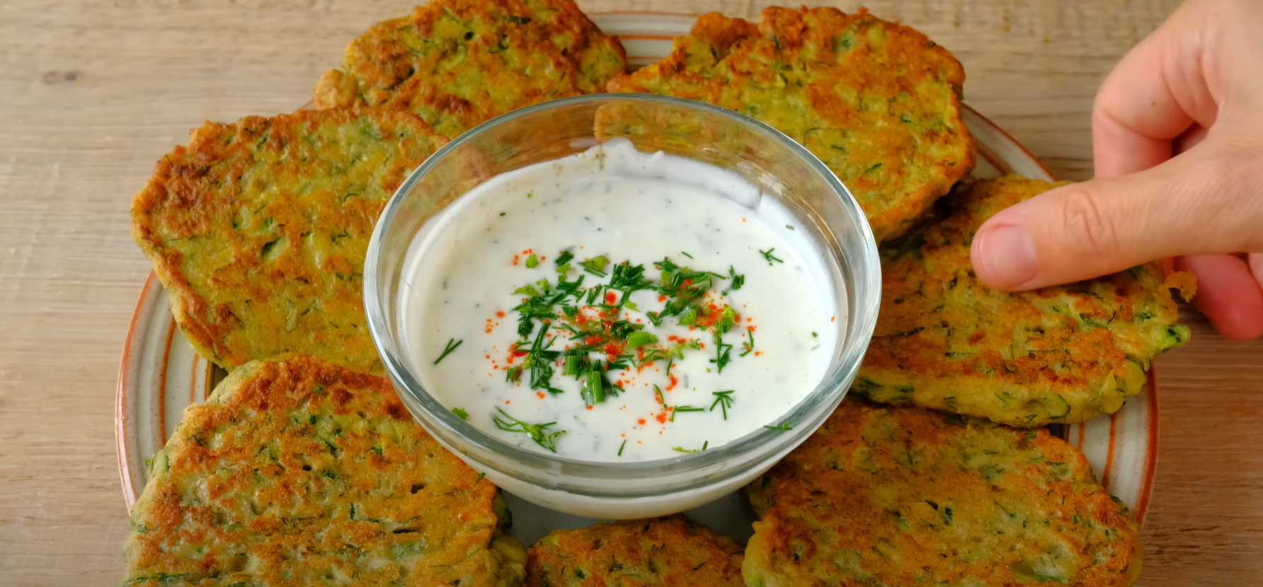 Beignets de courgettes végétaliens - Étape 10