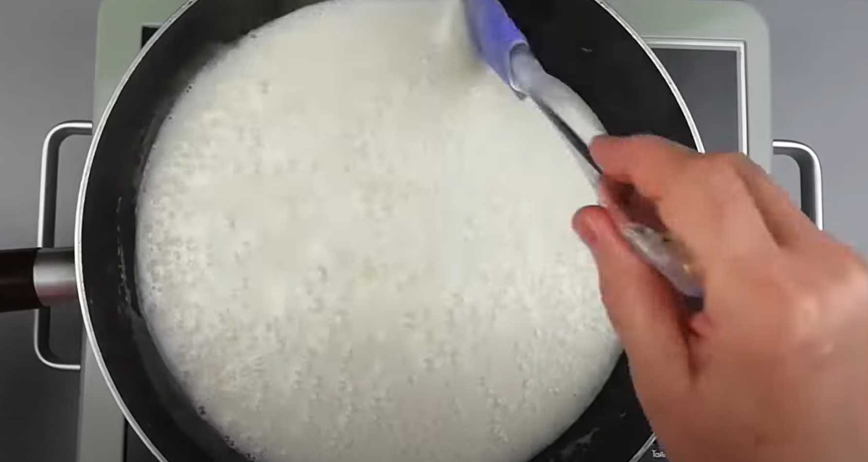 Sorbet au lait et aux noix - Étape 3