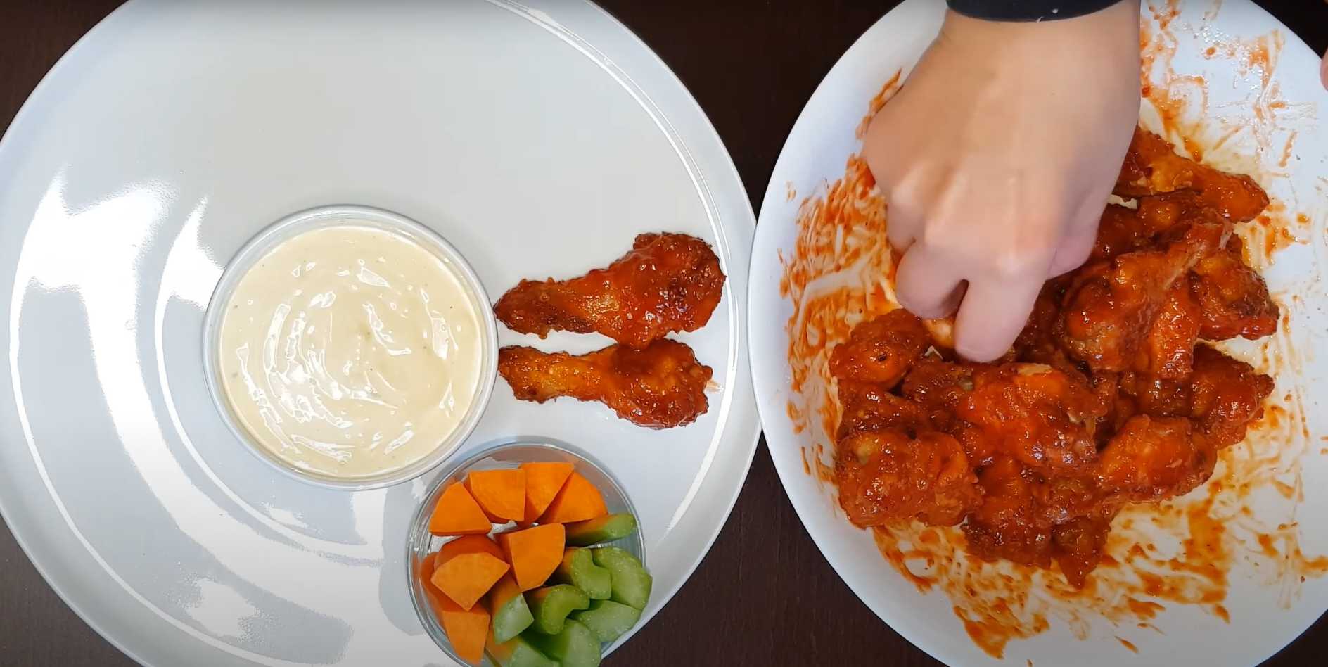 Ailes de poulet Buffalo avec sauce piquante - Étape 7