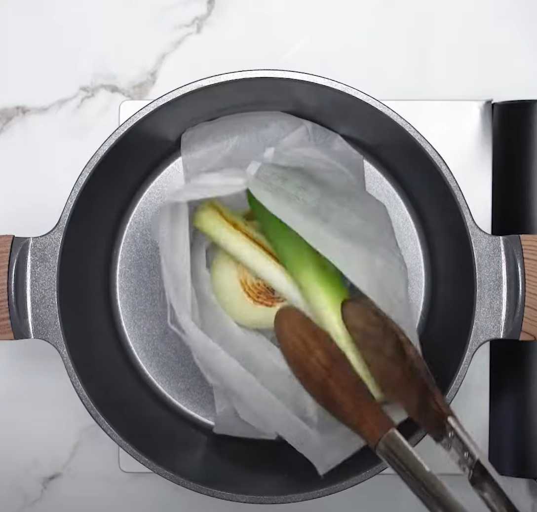 Soupe de nouilles Sujebi maison - Étape 5