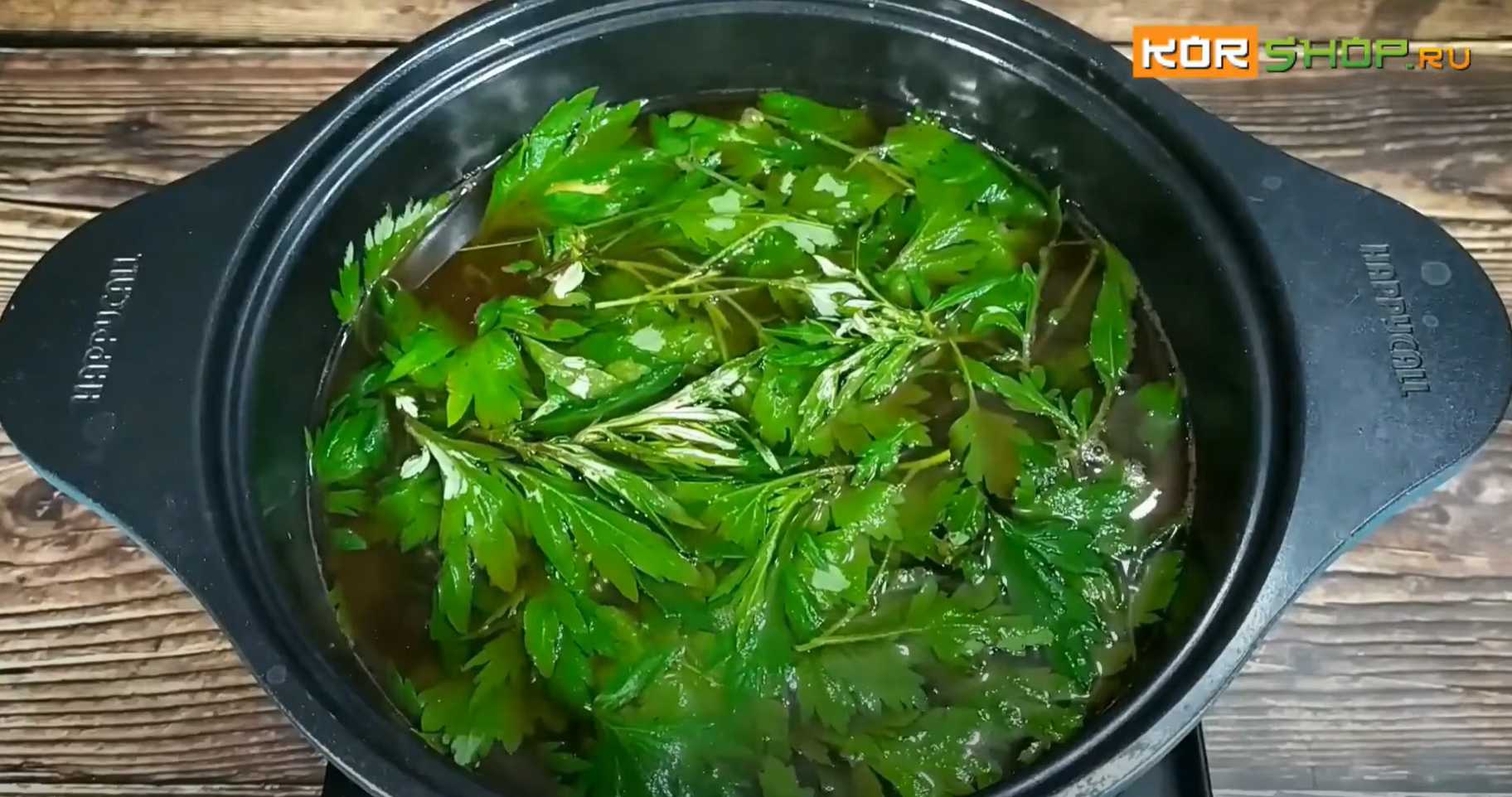 Soupe de flet et d'absinthe - Étape 8