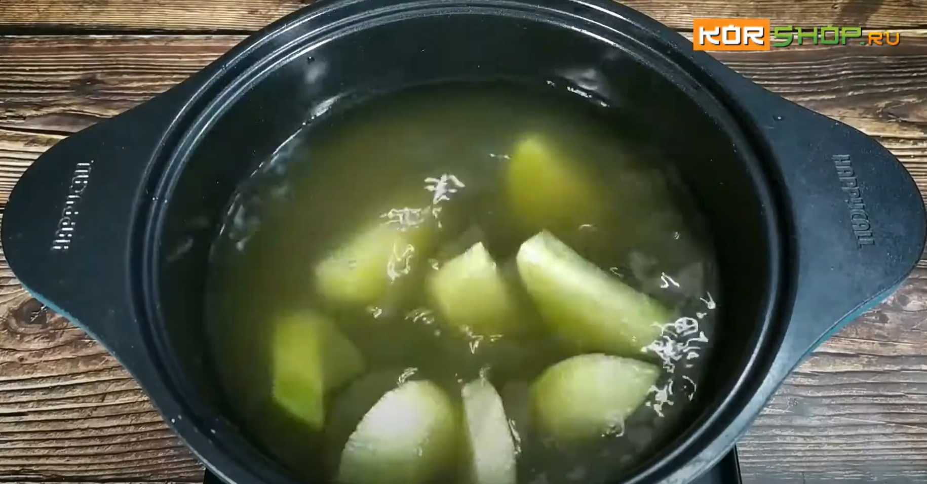 Soupe de flet et d'absinthe - Étape 2