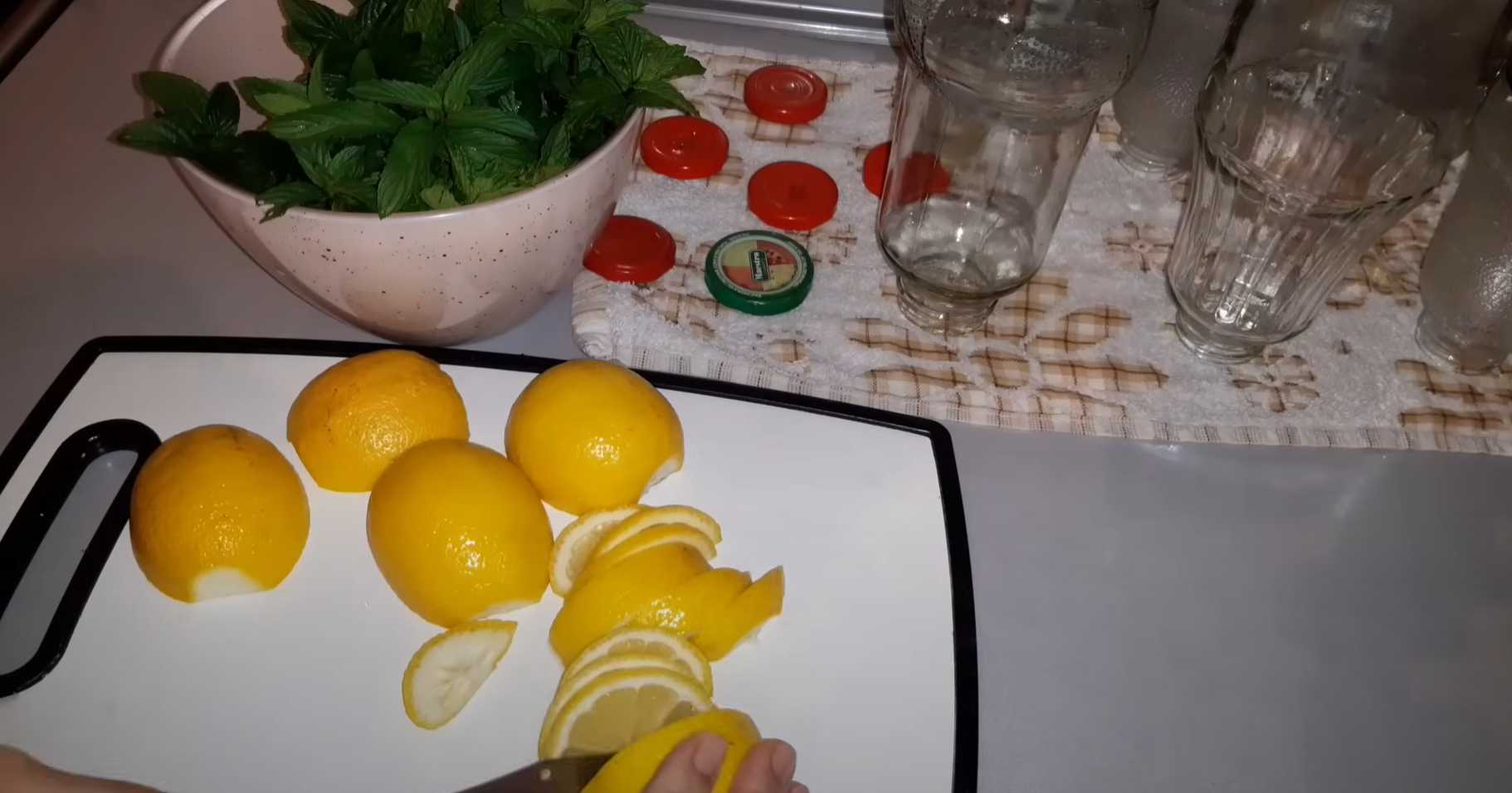 Préparation du mojito - Étape 1