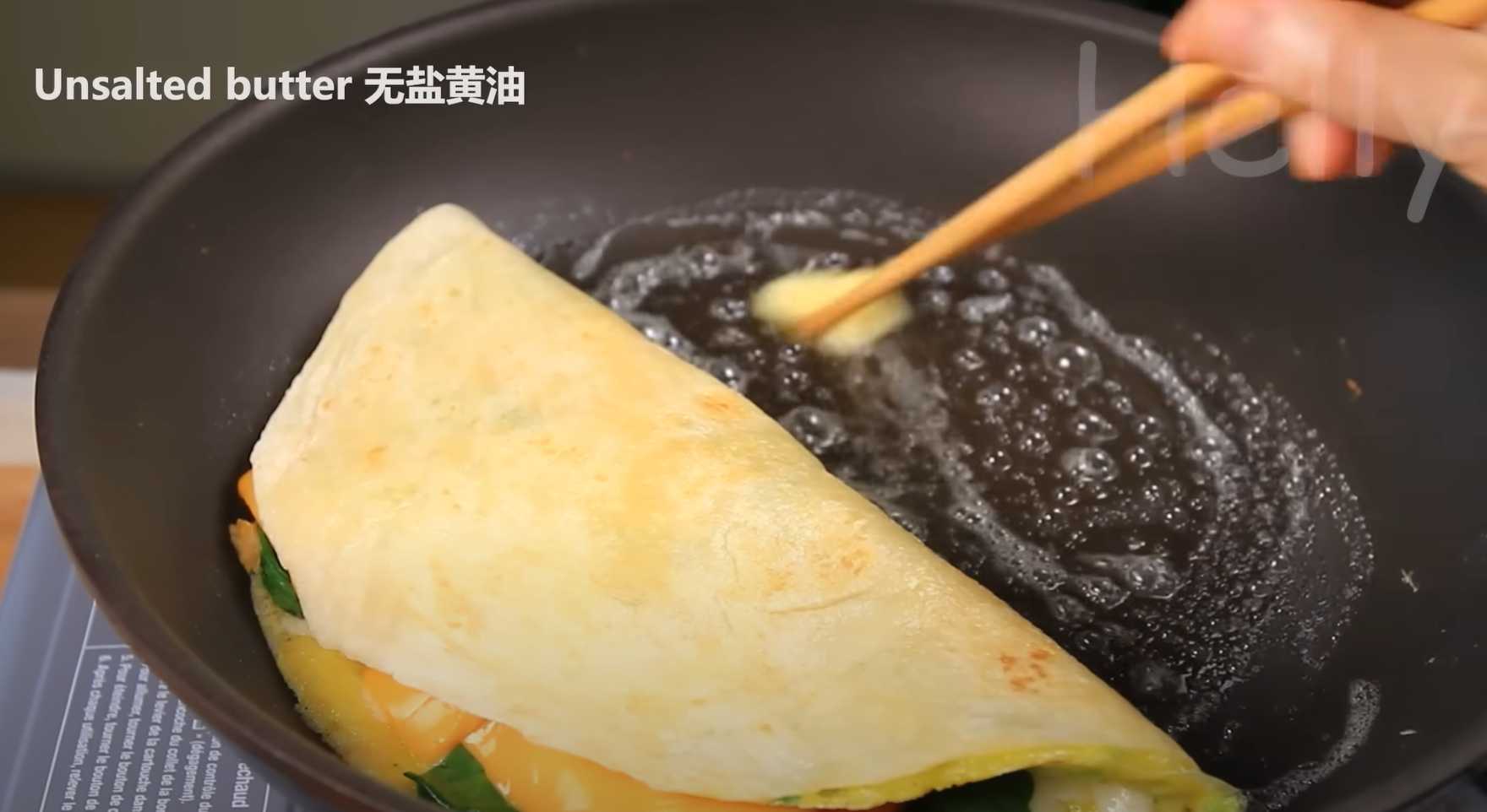 Quesadilla aux œufs doublement farcis - Étape 11