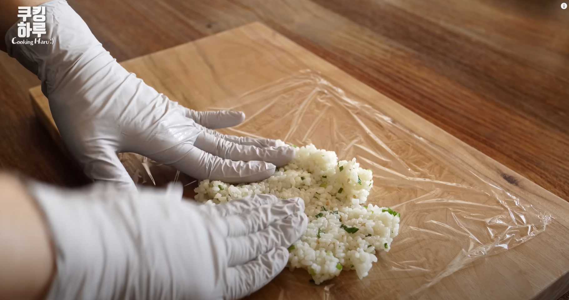 Rouleaux de printemps au riz et aux œufs avec du bacon - Étape 5