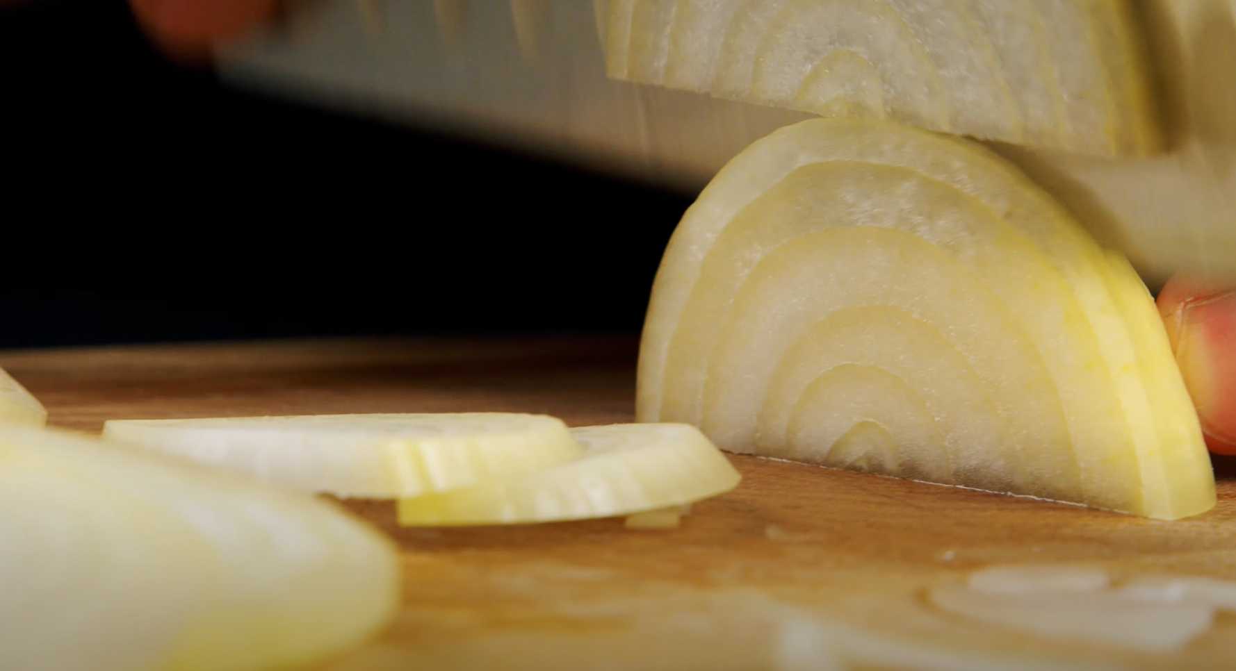 Poisson cuit au four sous un manteau de fourrure - Étape 2