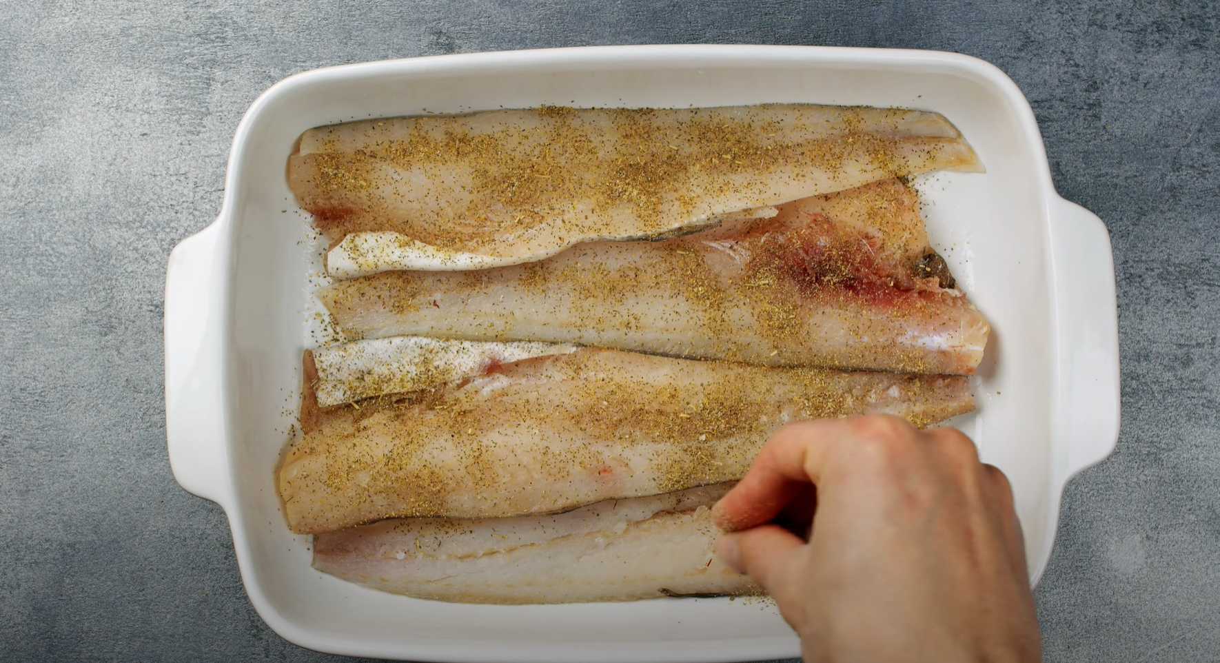 Poisson cuit au four sous un manteau de fourrure - Étape 8