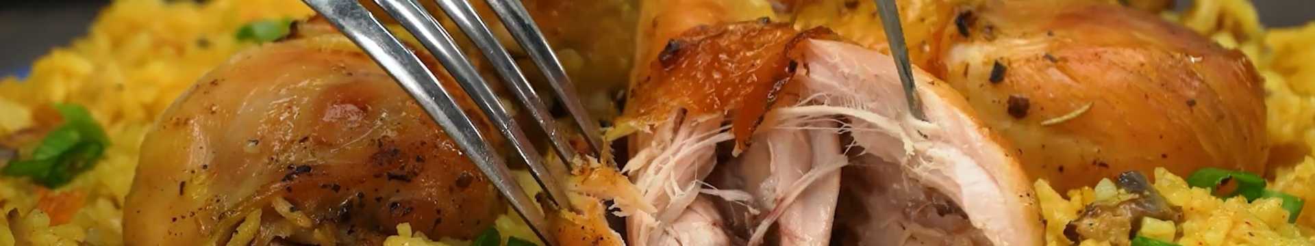 Pilaf de poulet sans casserole