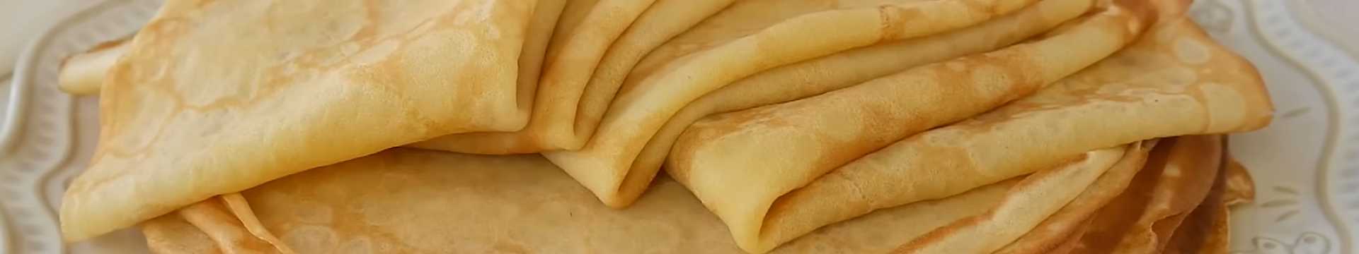 Crêpes au lait et à la vanille