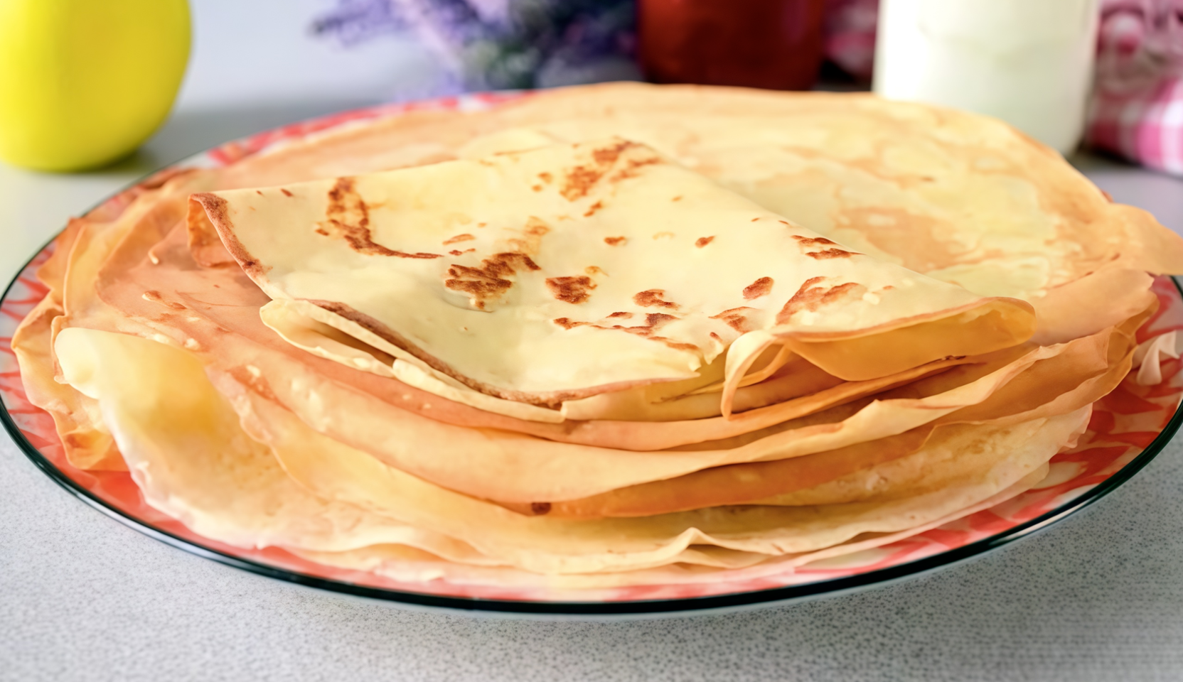Image du plat : Crêpes au lait et à l'eau