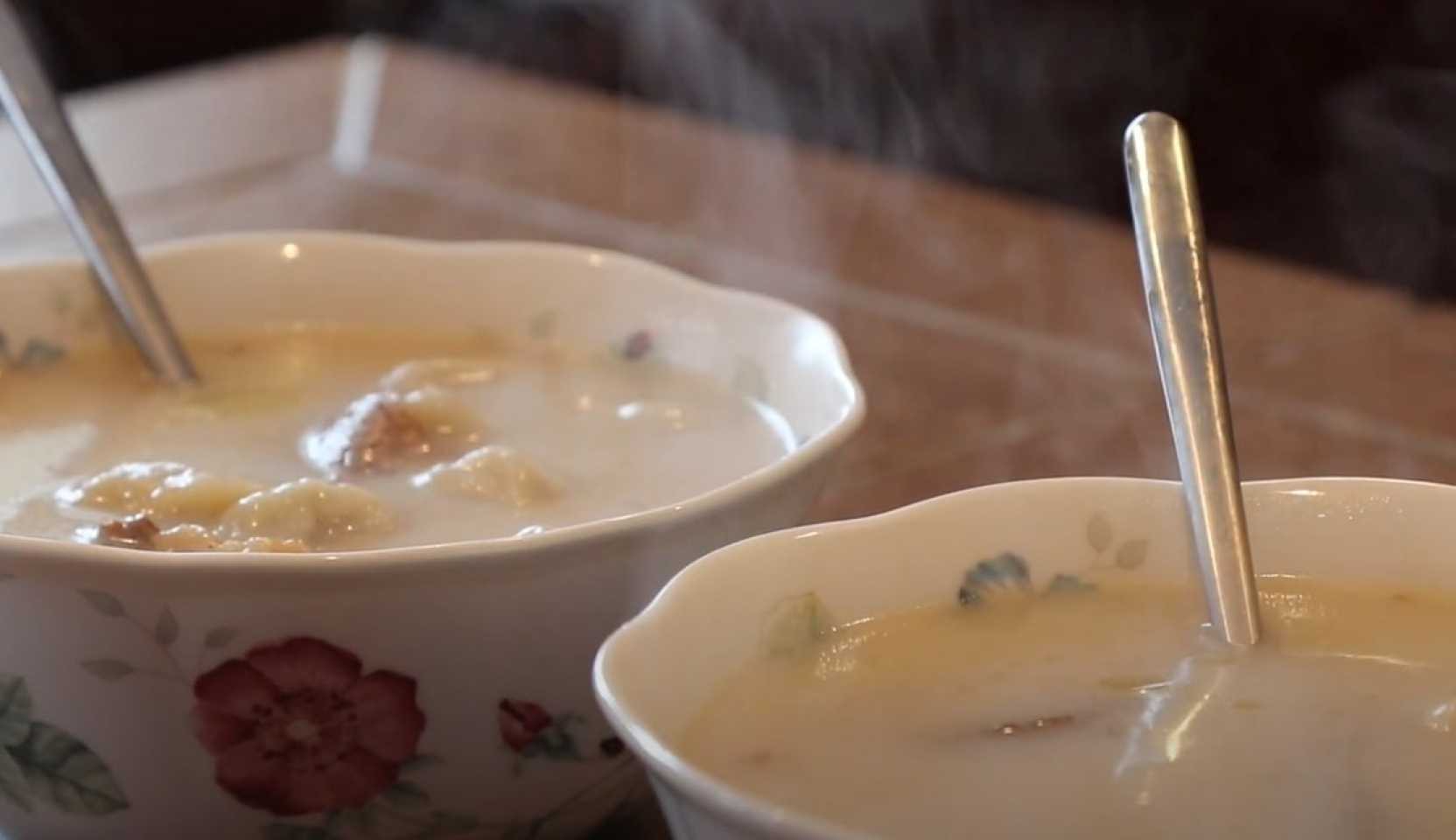 Image du plat : Thé Banshtai Tsai mongol avec des boulettes