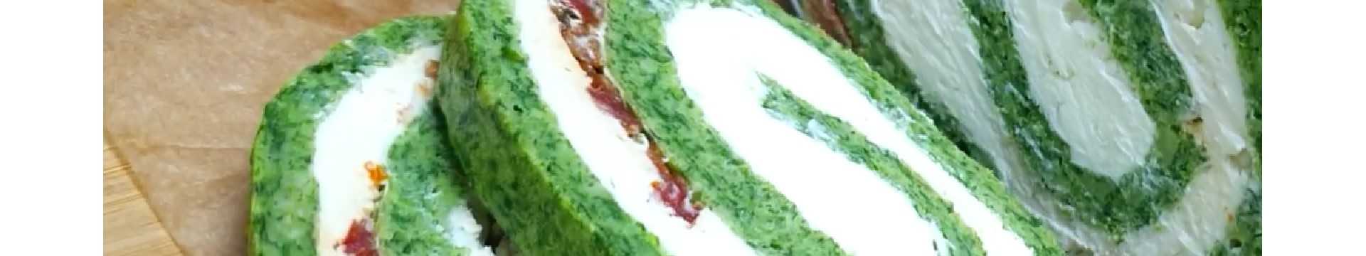 Rouleau de printemps aux épinards