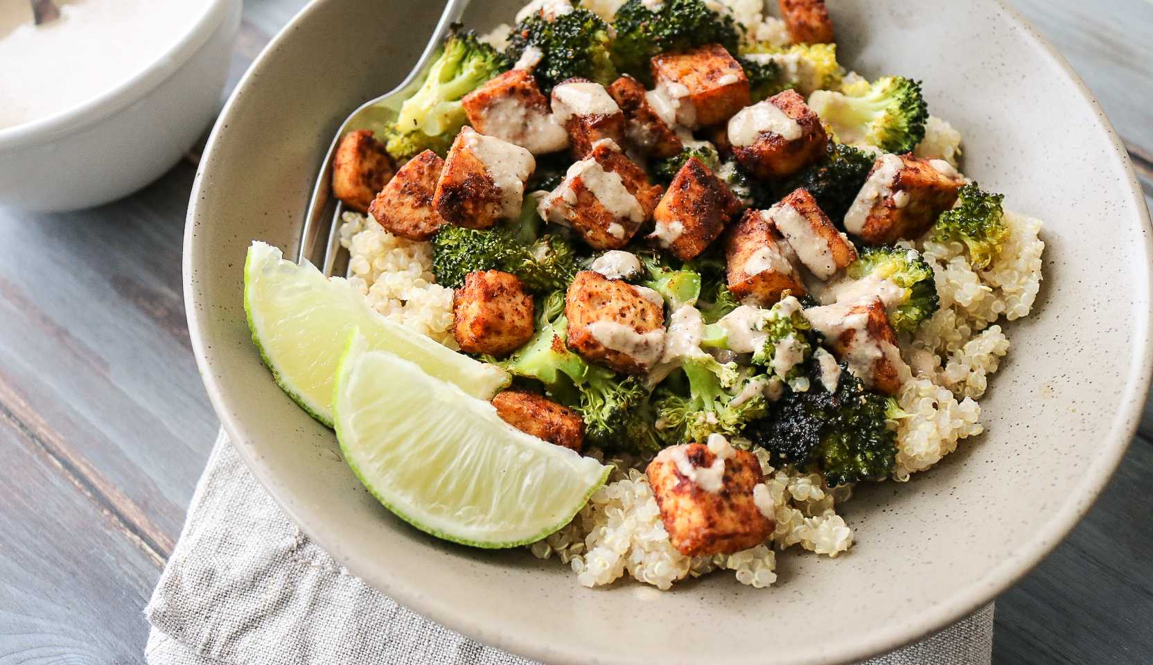 Image du plat : Dîner végétalien au tofu et brocoli