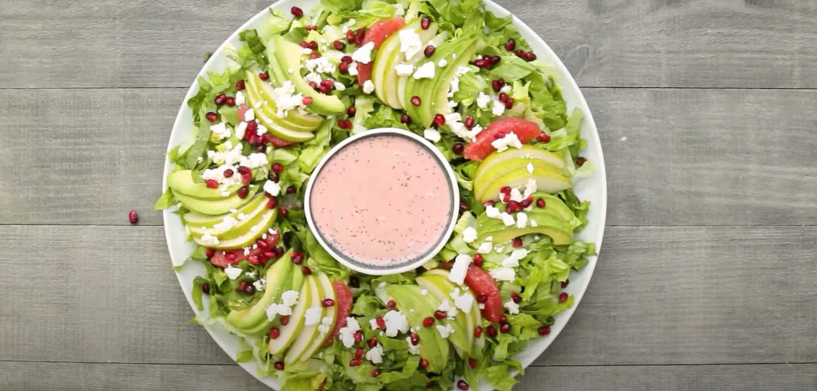 Image du plat : Salade de la couronne du Nouvel An