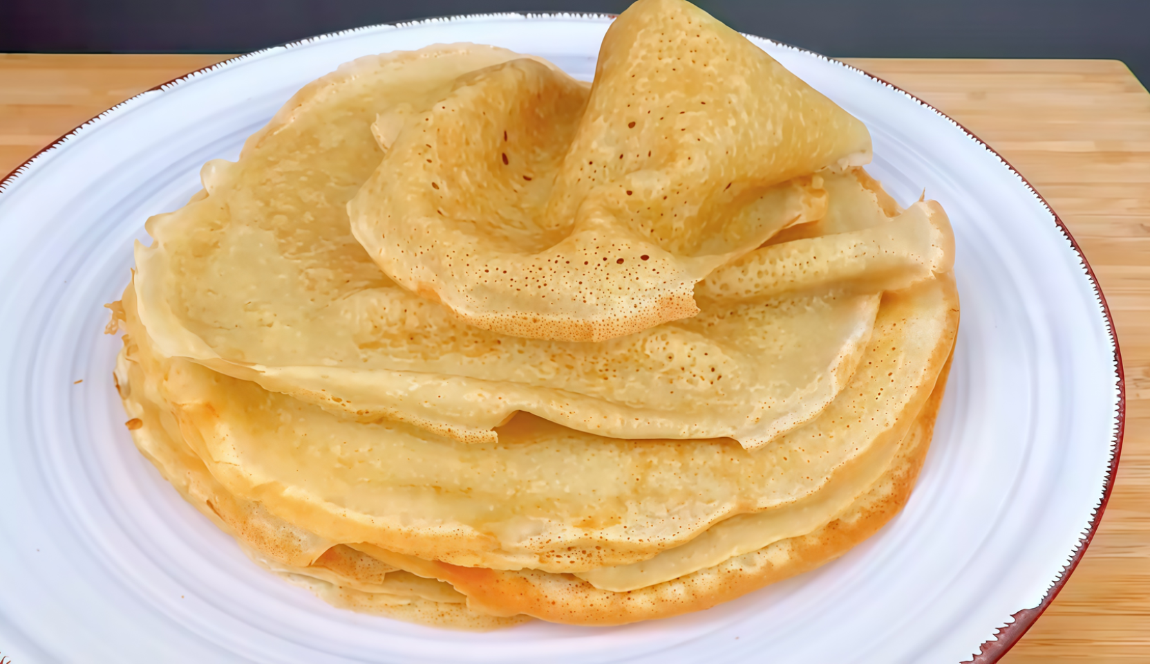 Image du plat : Crêpes à l’eau sans œufs