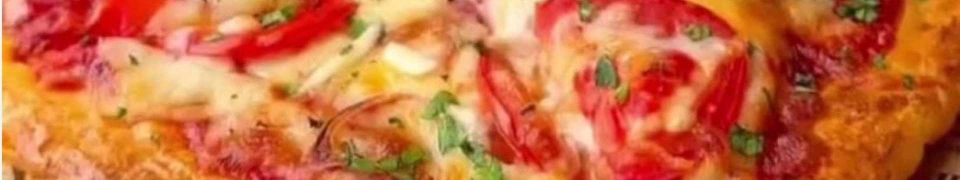 Pizza lavash cuite à la friteuse à air