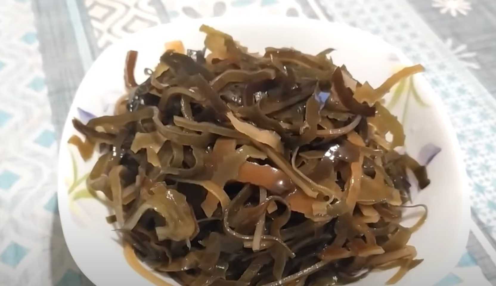 Image du plat : Salade d'algues aux carottes marinées