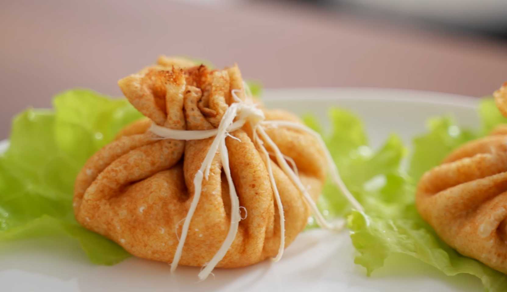 Une recette populaire : Crêpes au poulet et aux champignons