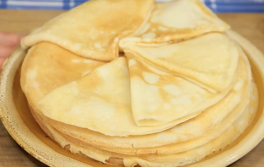 Recette : Crêpes russes au lait