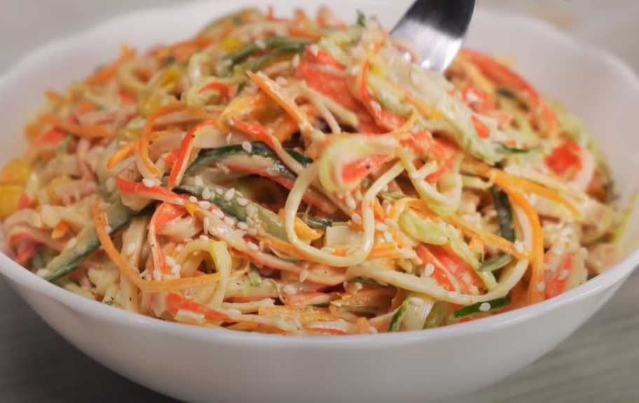 Recette : Salade de kani japonaise