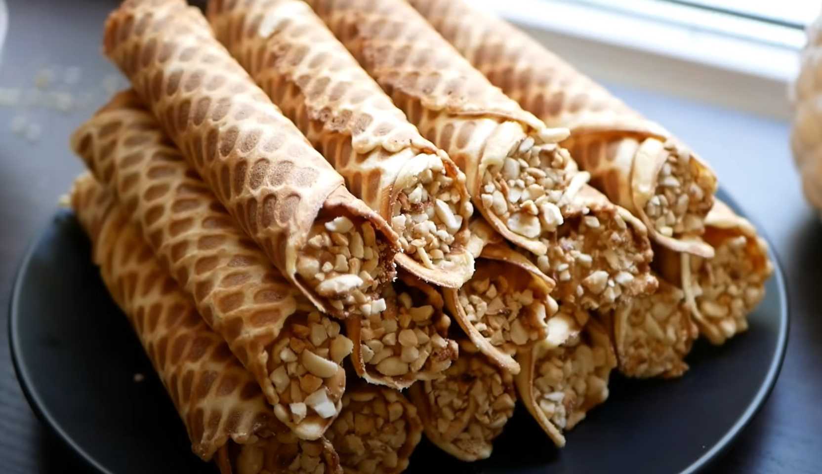 Image du plat : Rouleaux de gaufrettes au lait concentré