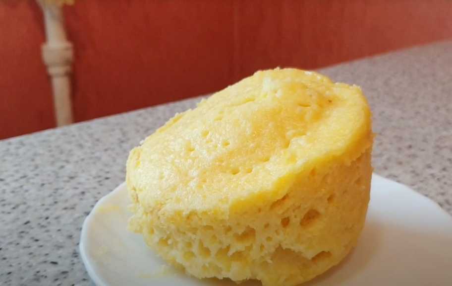 Recette : Gâteau à la vanille en tasse