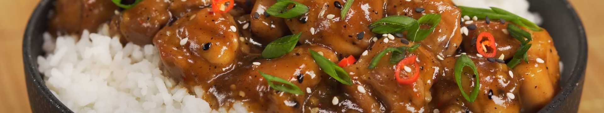 Poulet teriyaki avec riz