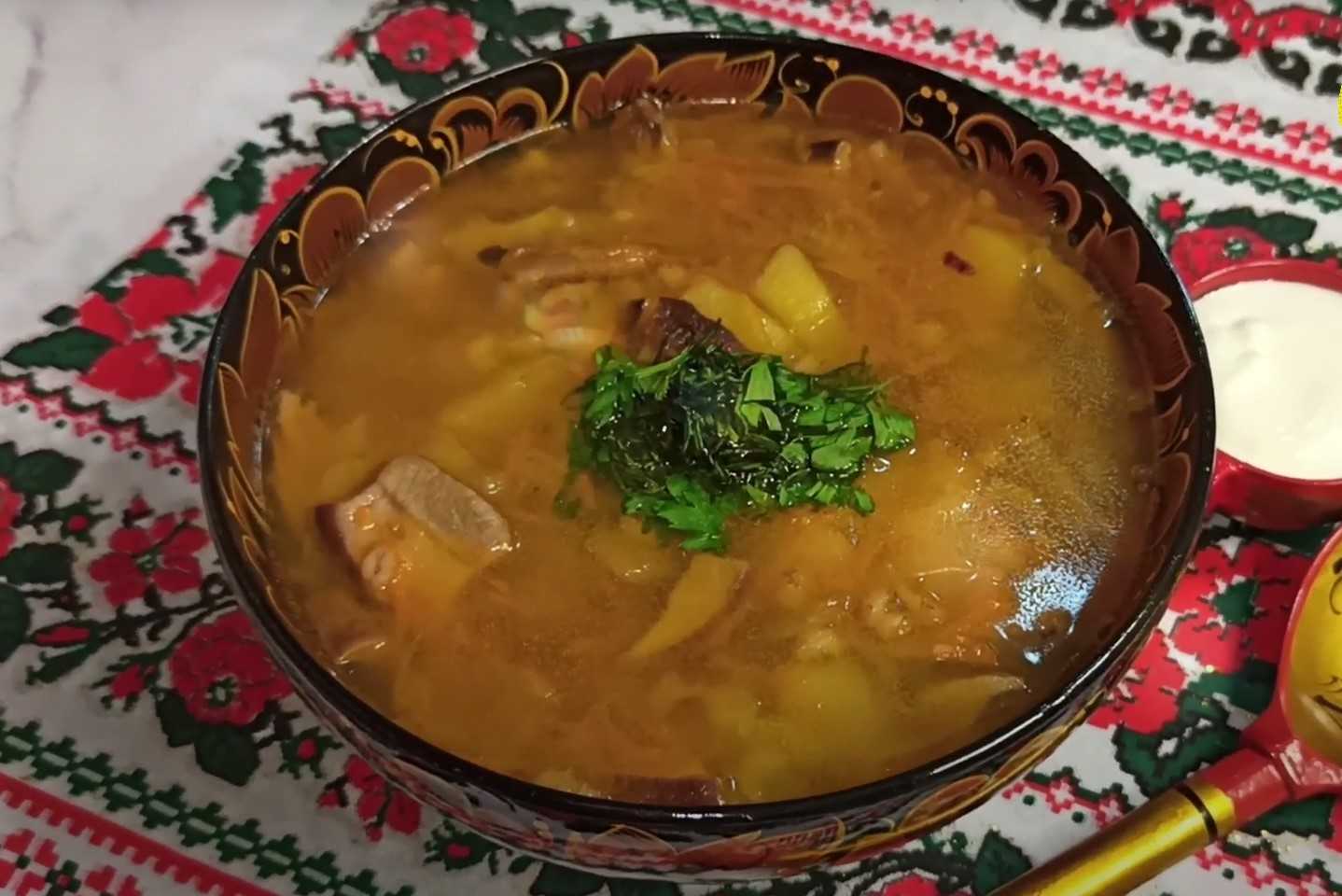 Image du plat : Soupe classique aux cèpes séchés