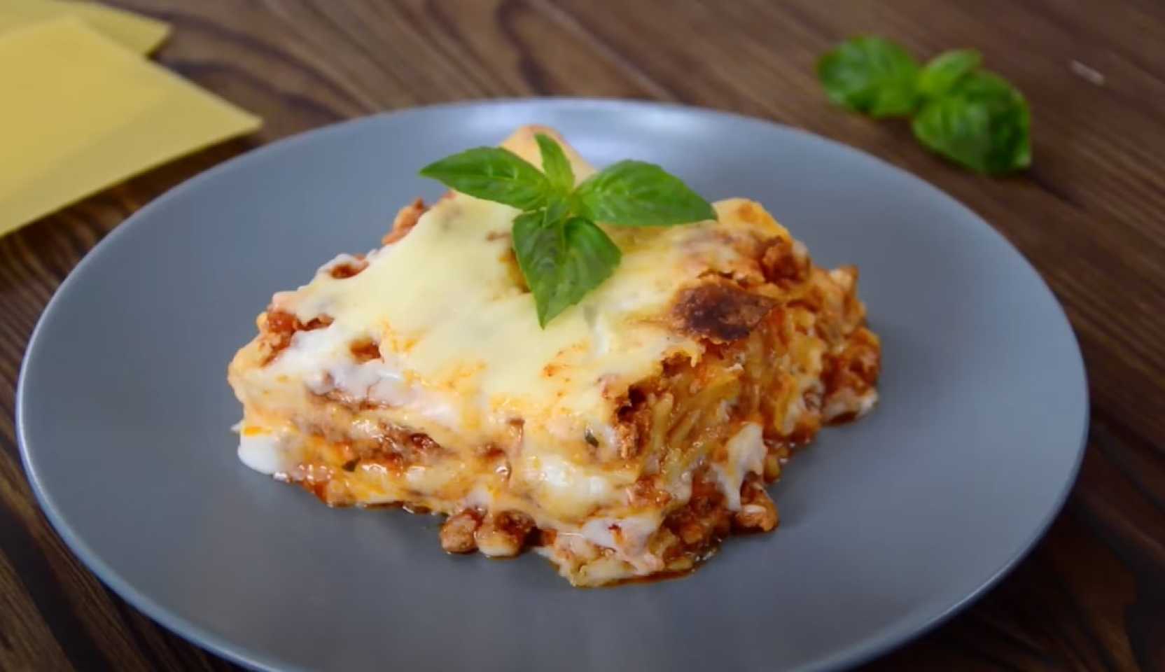 Image du plat : Lasagnes à la viande hachée