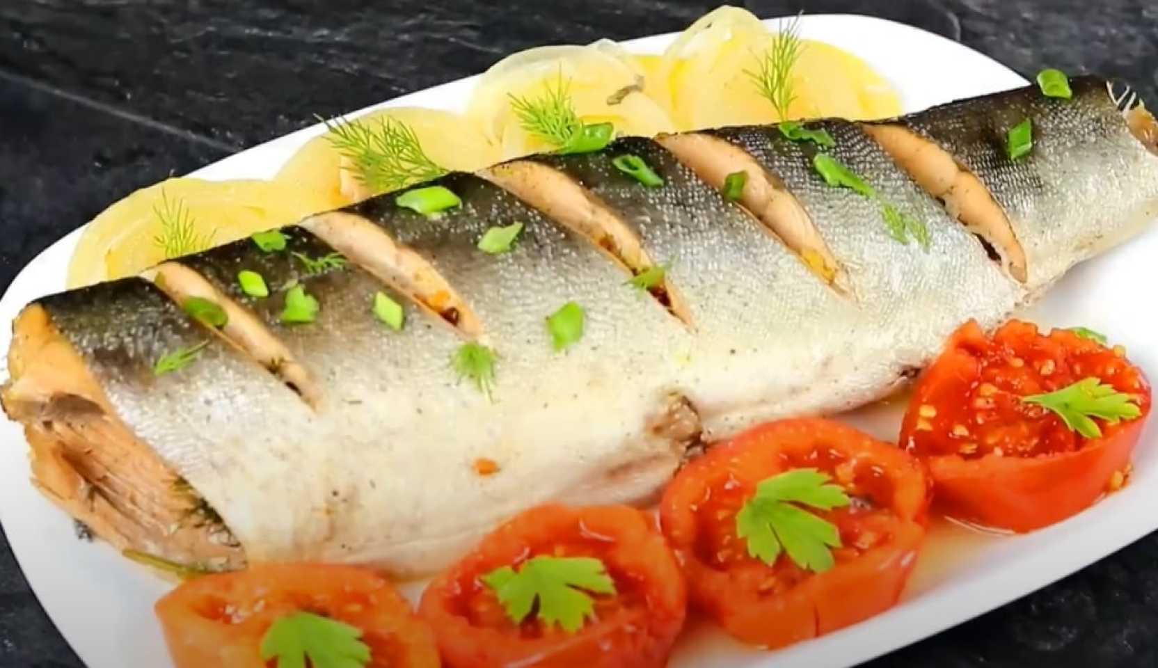 Image du plat : Saumon rose cuit au four