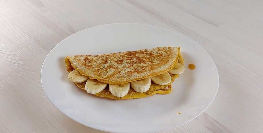 Recette : Crêpe à l'avoine et à la banane
