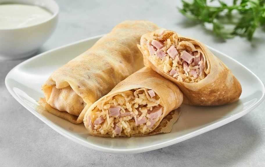Recette : Crêpes au jambon et au fromage