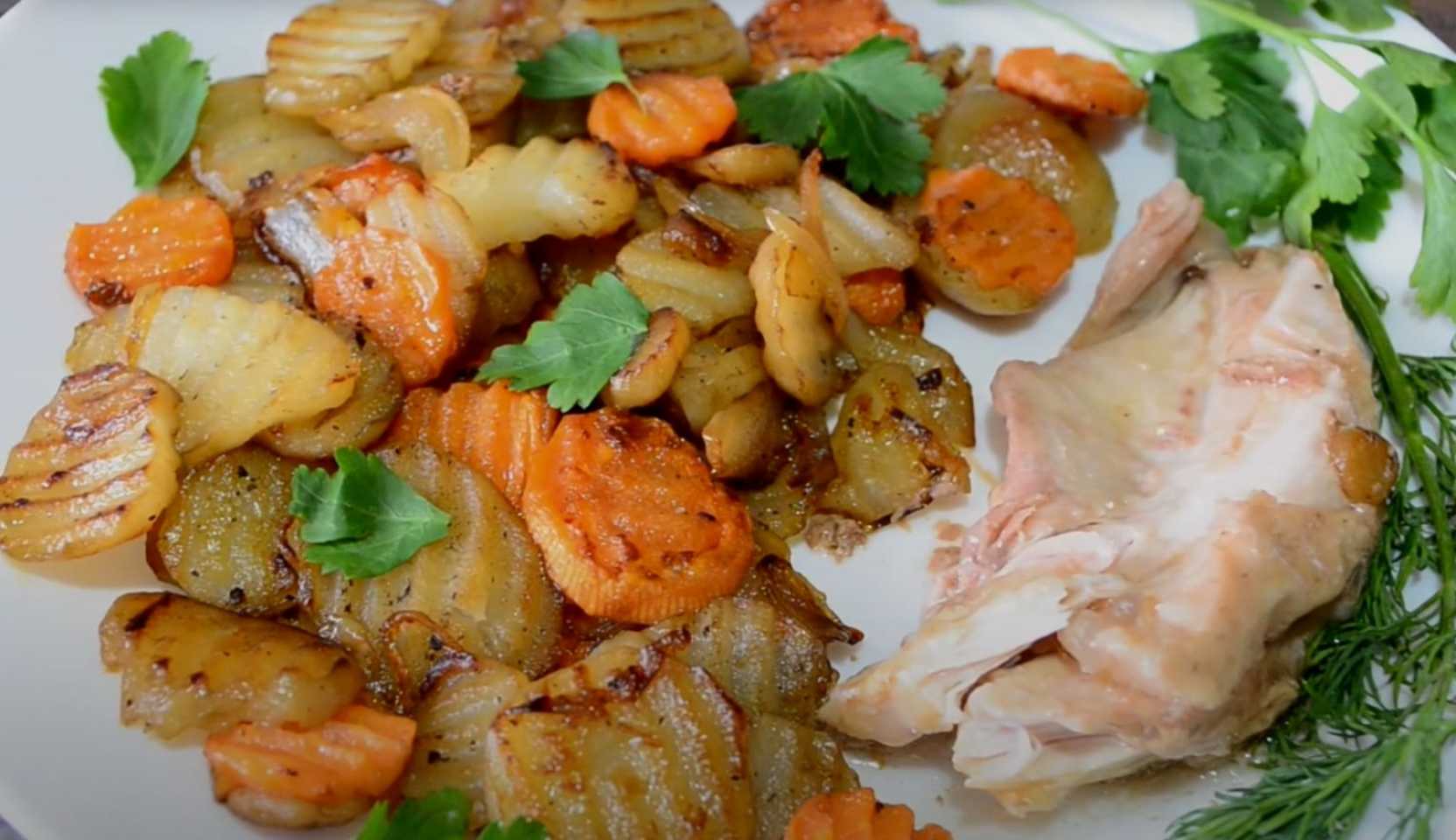 Image du plat : Topinambours frits aux légumes